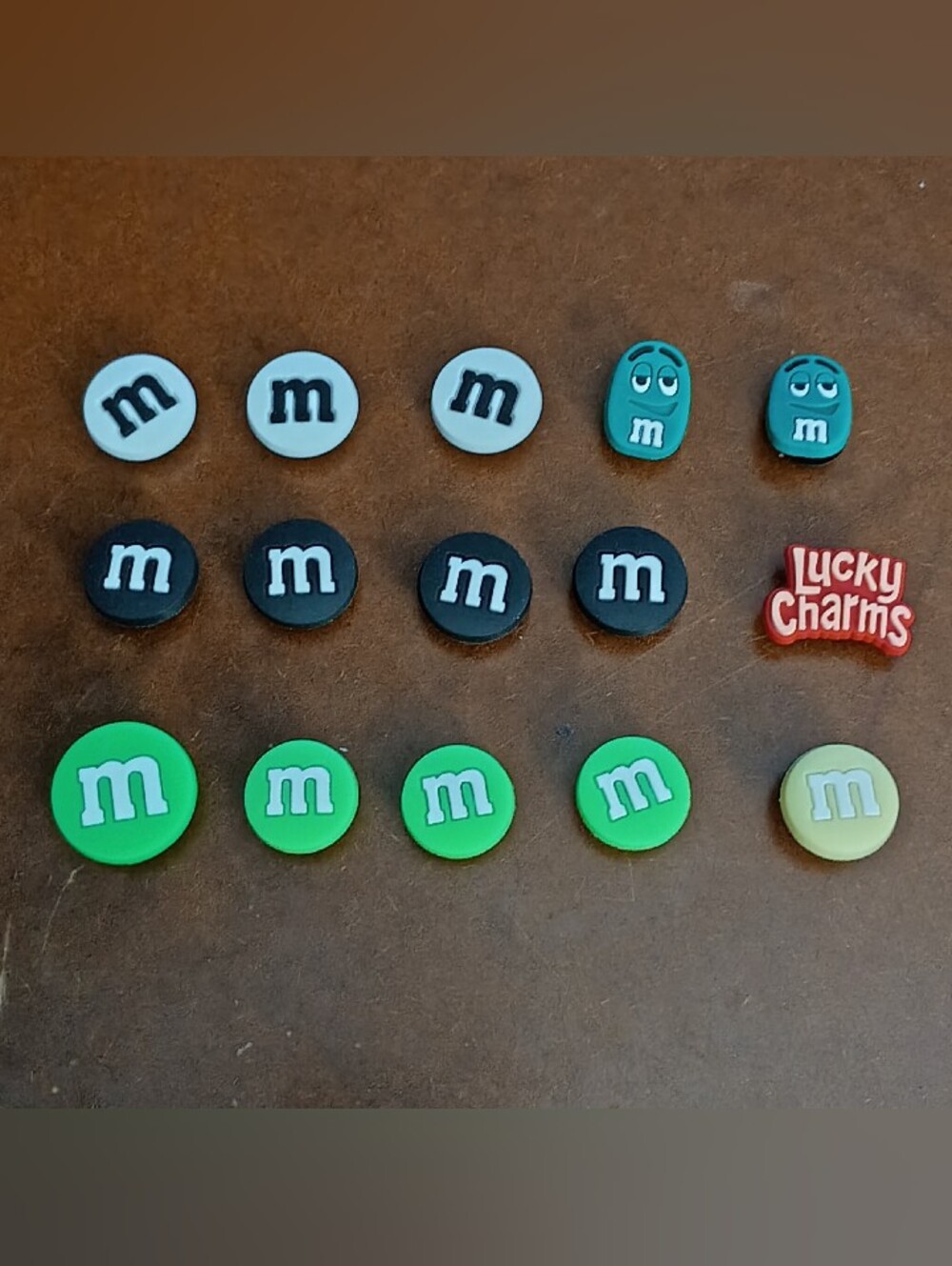 10/$10 Jibbitz Croc Shoe Charms - Mix/Match - M&Ms - Lucky Charms - New